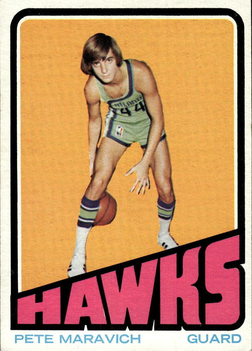1972 Comspec Basketball Pete Maravich card
