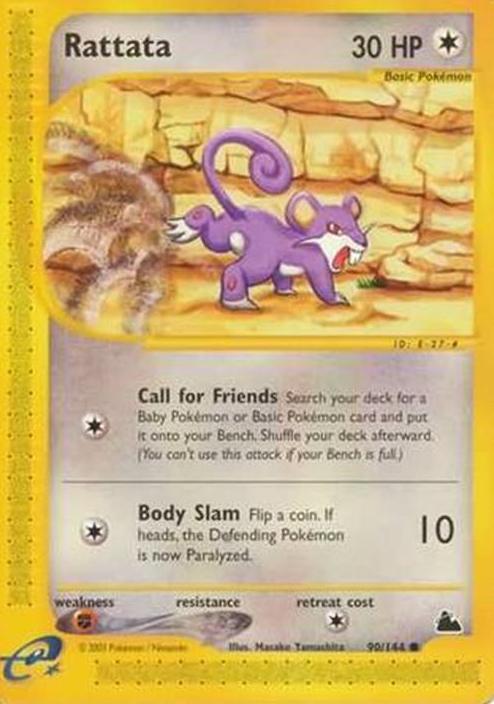 Rattata 2003 Pokemon Skyridge