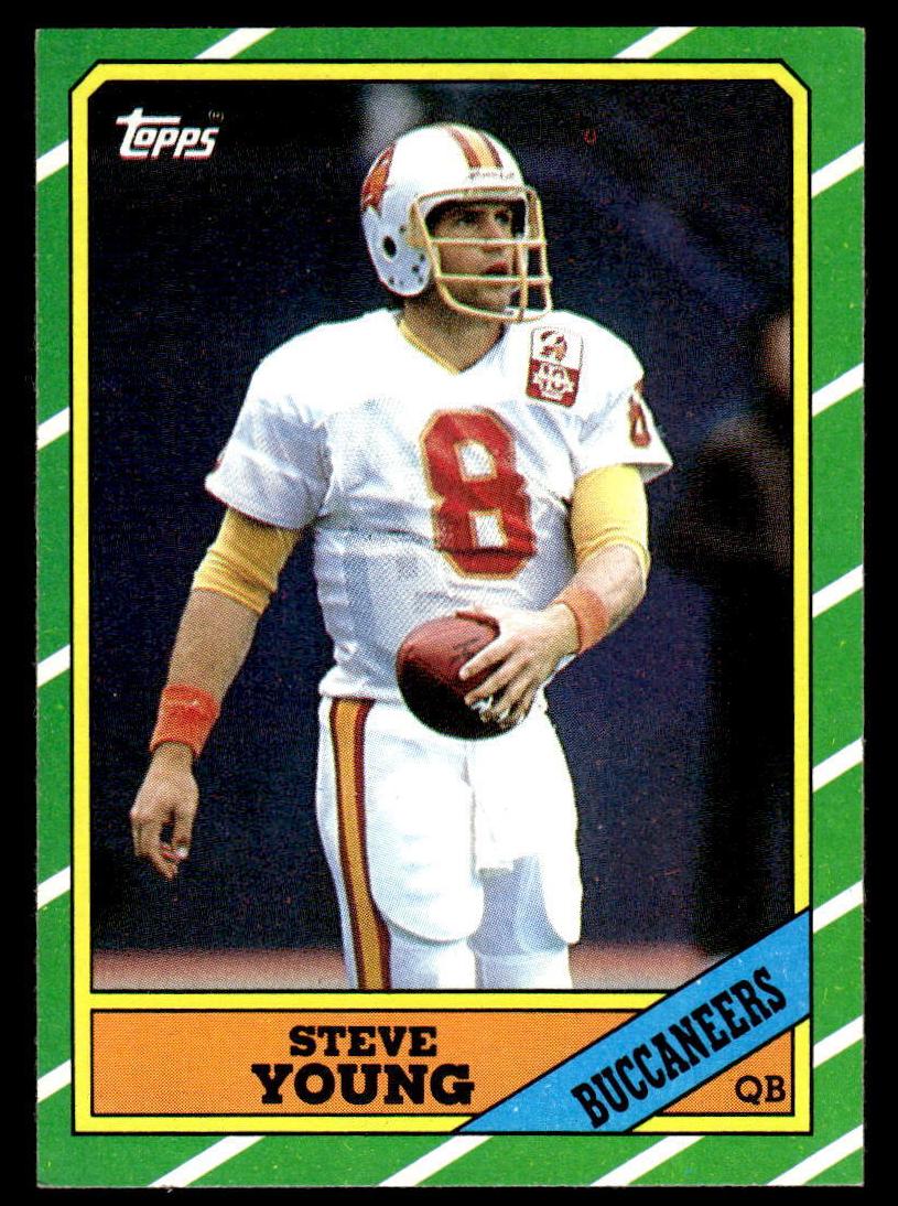 1986 Topps Base #374 Steve Young front