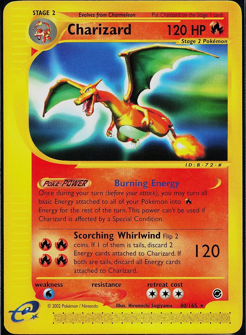 2026 Pokemon Expedition Base Set #40 Charizard front