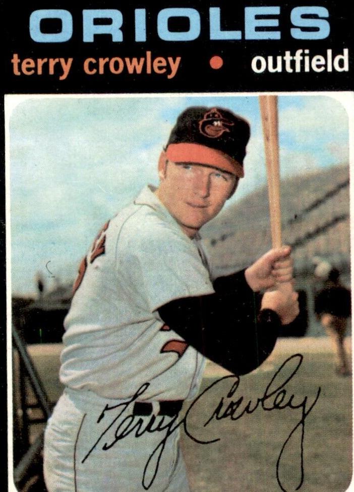 1971 Topps Terry Crowley #453 card