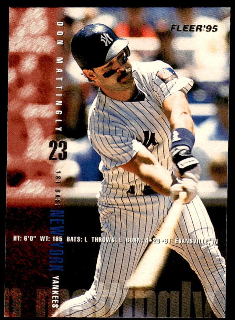 1995 Fleer Don Mattingly #76 card