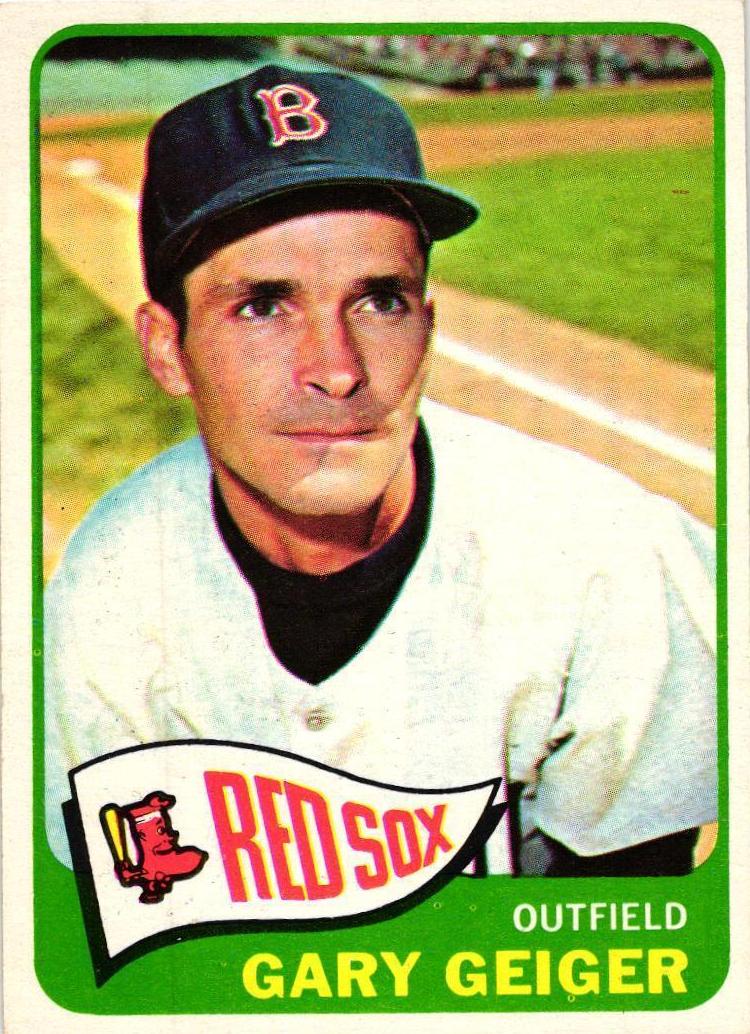 1965 Topps Gary Geiger #452 card