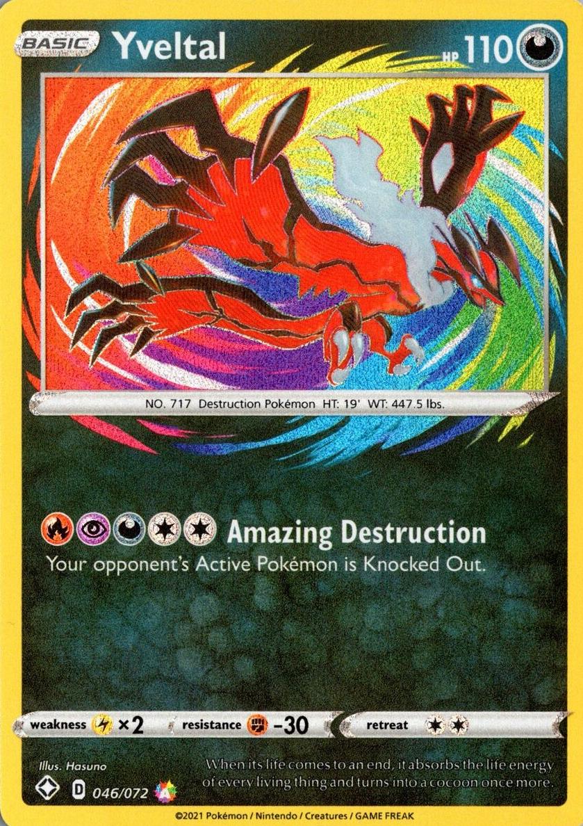 Yveltal 2021 Pokemon Shining Fates