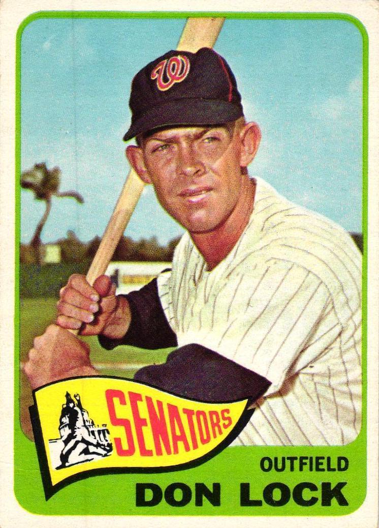 1965 Topps Don Lock #445 card
