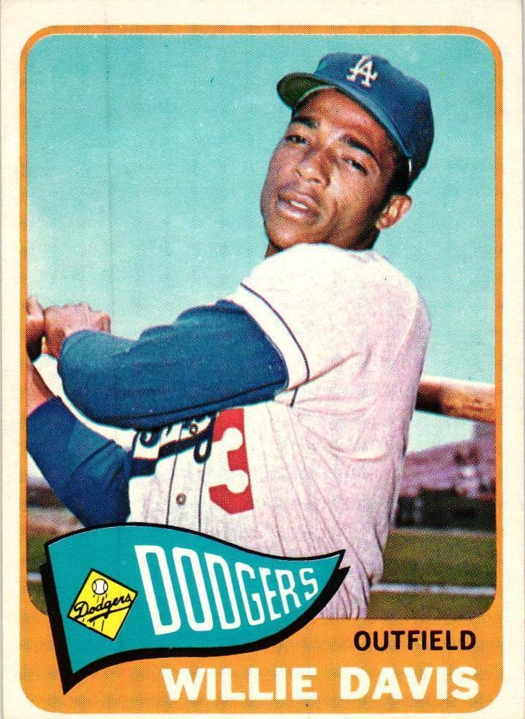 1965 Topps Willie Davis #435 card