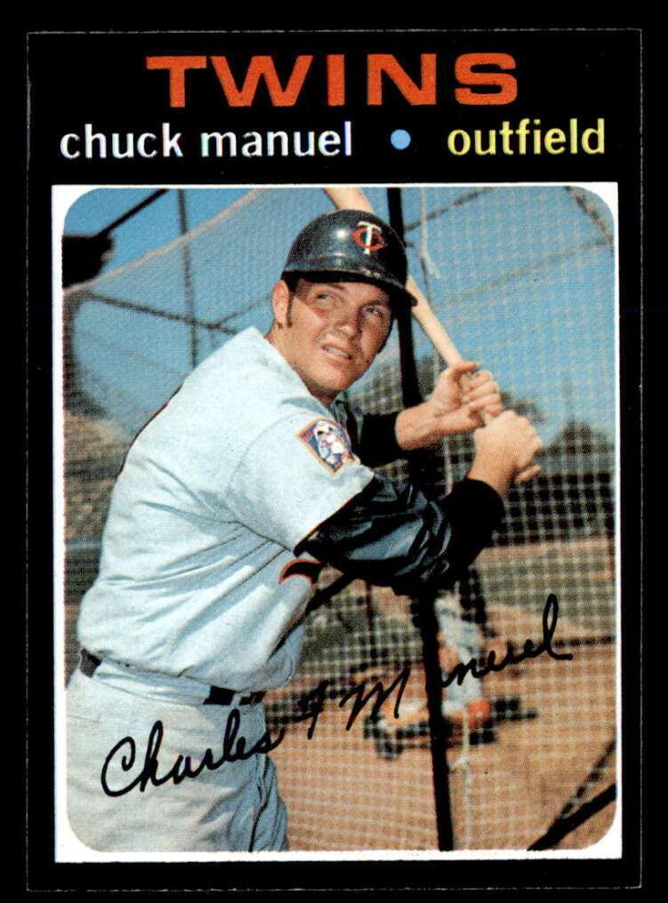 1971 Topps Chuck Manuel #744 card