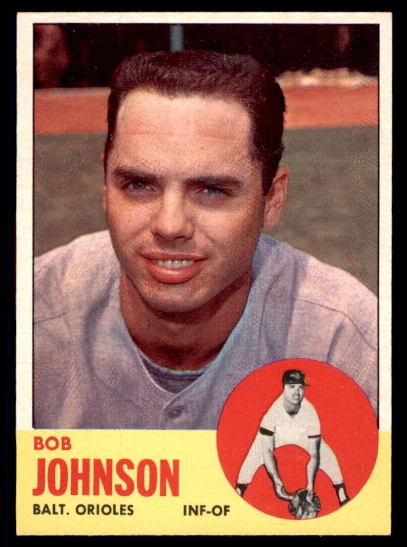 1963 Topps Bob Johnson #504 card