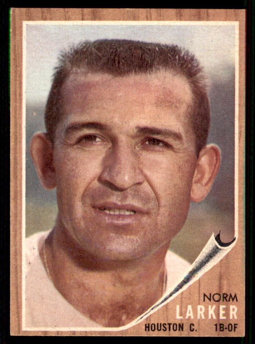 1962 Topps Norm Larker #23 card
