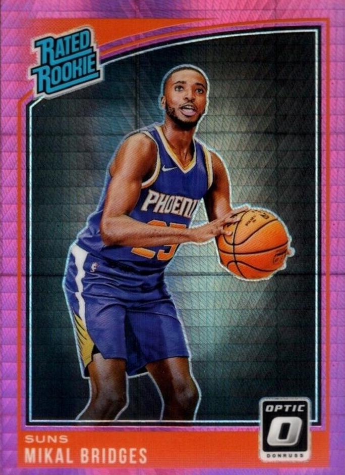 2018 Mikal Bridges [Hyper Pink] #200
