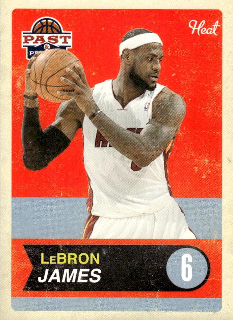 2011 Panini Past & Present Lebron James #40 card