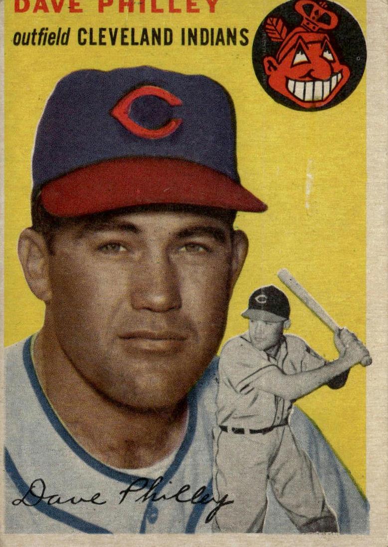 1954 Topps Dave Philley #159 card
