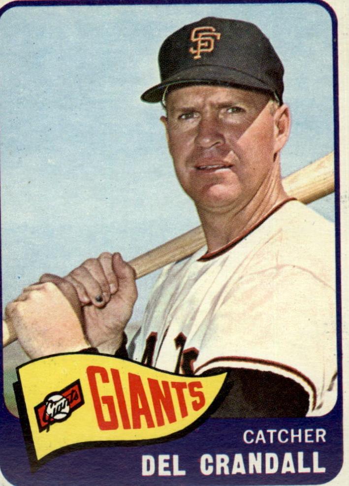 1965 Topps Del Crandall #68 card