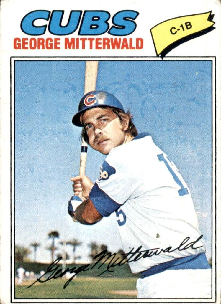 1977 Topps George Mitterwald #124 card