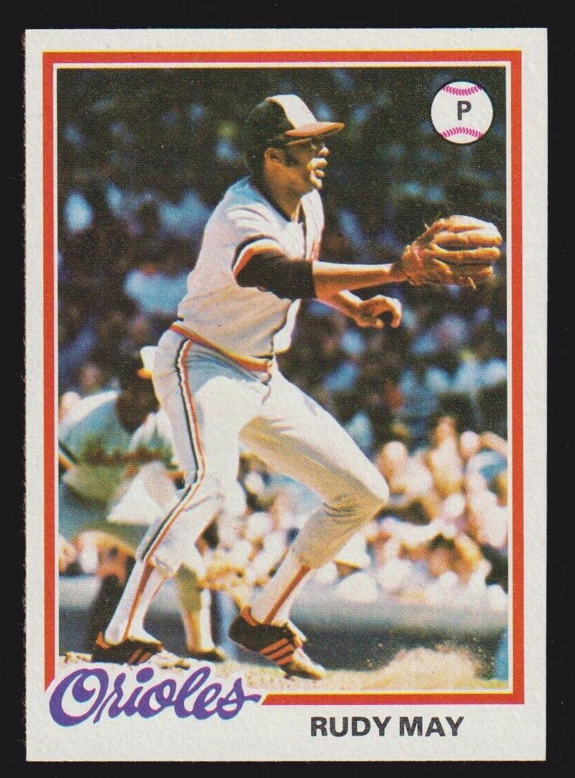 1978 Topps Rudy May #262 card