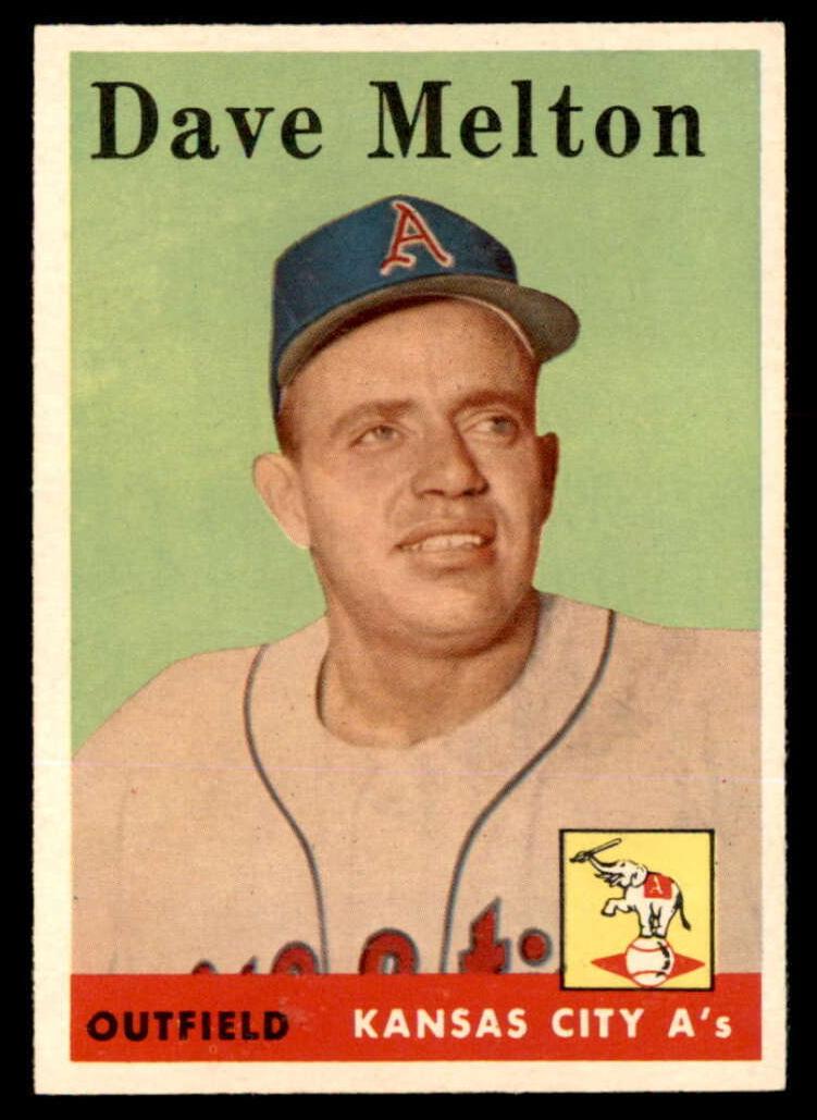 1958 Topps Dave Melton #391 card