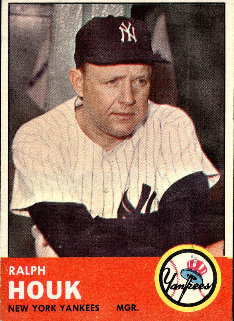 1963 Topps Ralph Houk #382 card