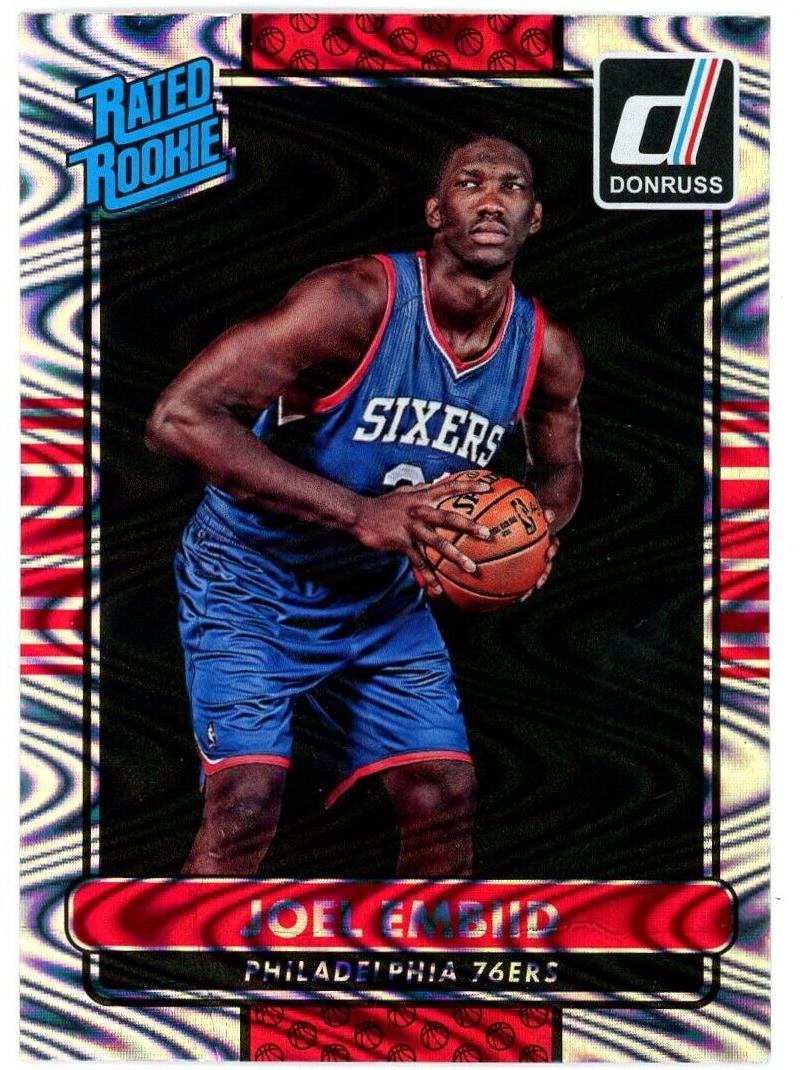 2014 Panini Donruss Joel Embiid [ Swirlorama] #203 card