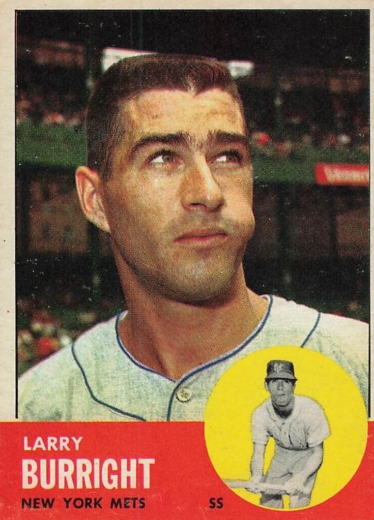 1963 Topps Larry Burright #174 card