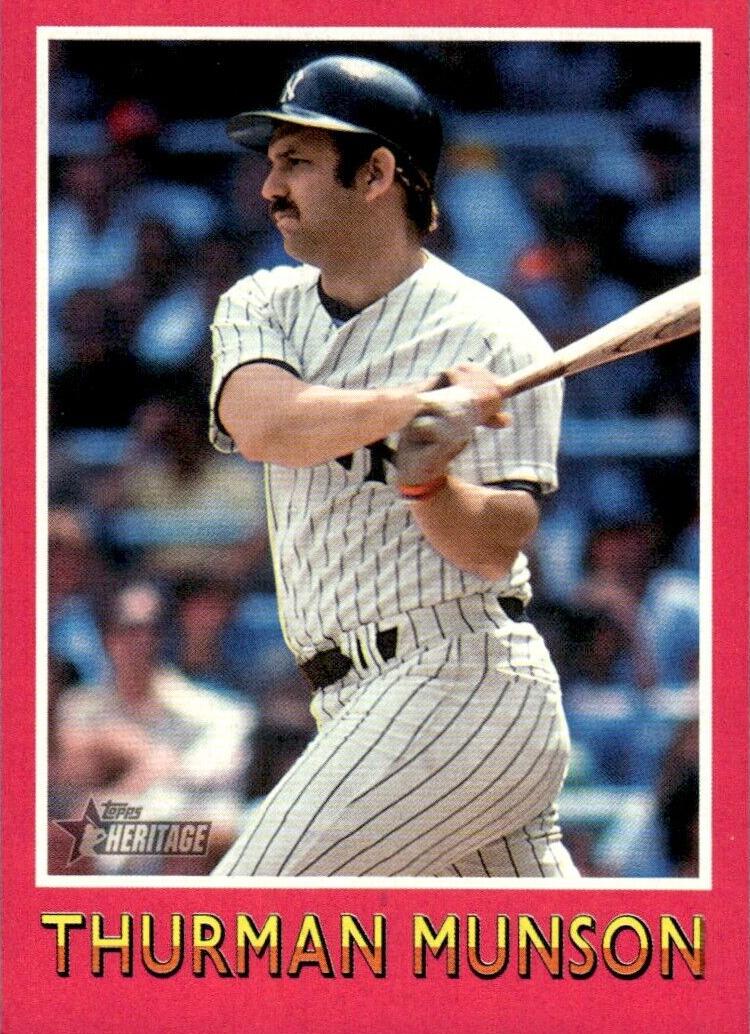 2024 Topps Heritage Thurman Munson #75BS-5 card