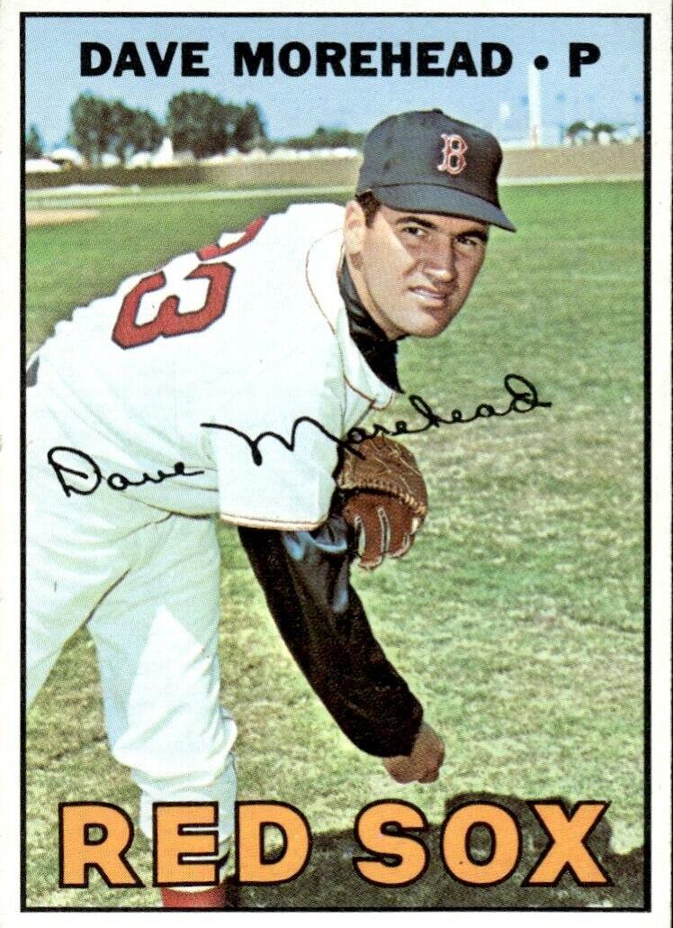 1967 Topps Dave Morehead #297 card