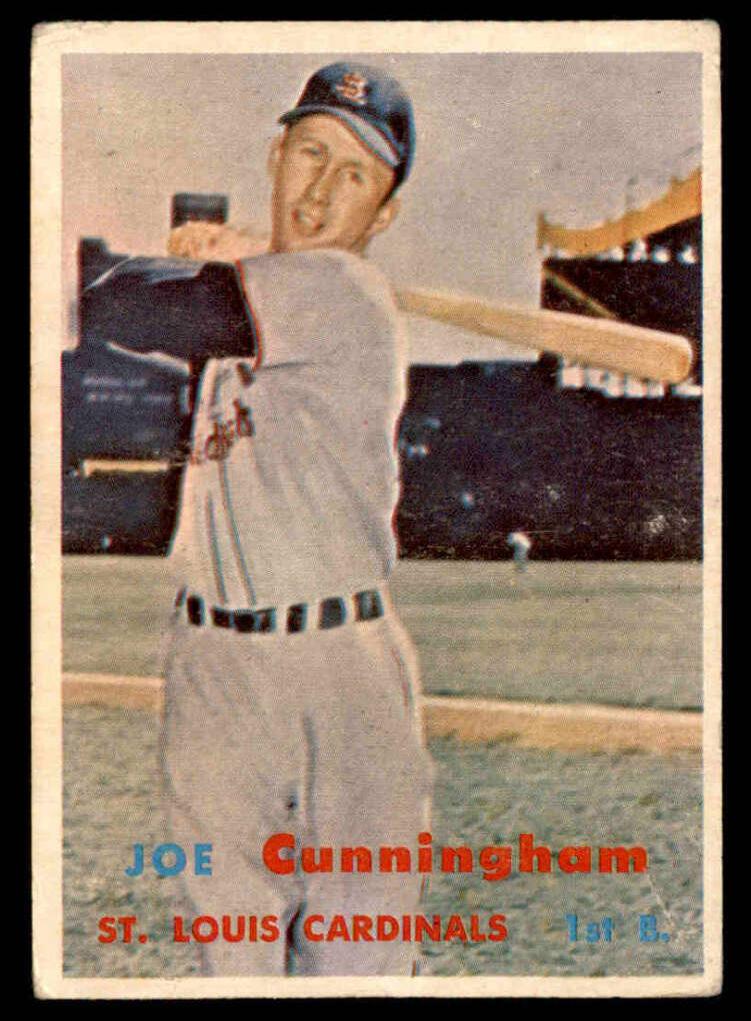 1957 Topps Joe Cunningham #304 card