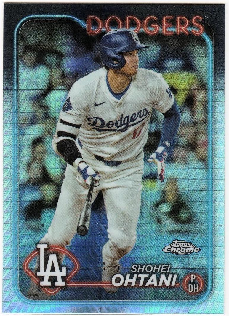 2024 Topps Topps Chrome Prism Refractor #1 Shohei Ohtani front