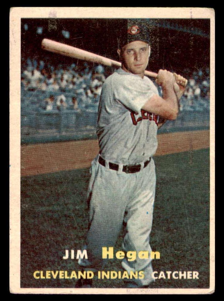 1957 Topps Jim Hegan #136 card