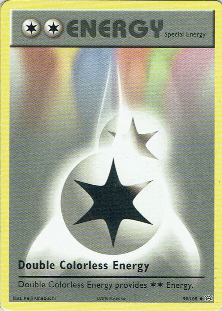 Double Colorless Energy 2016 Pokemon XY Evolutions