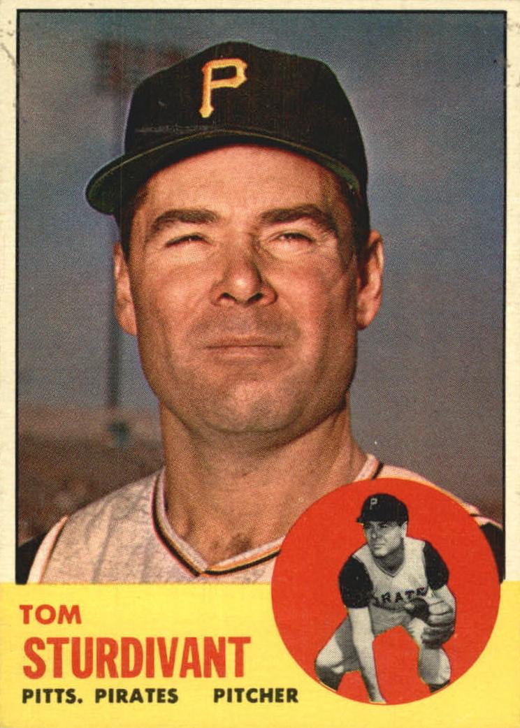 1963 Topps Tom Sturdivant #281 card