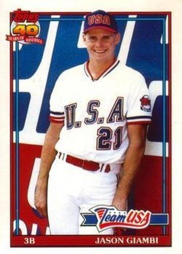 Jason Giambi 1991 Topps Traded Baseball