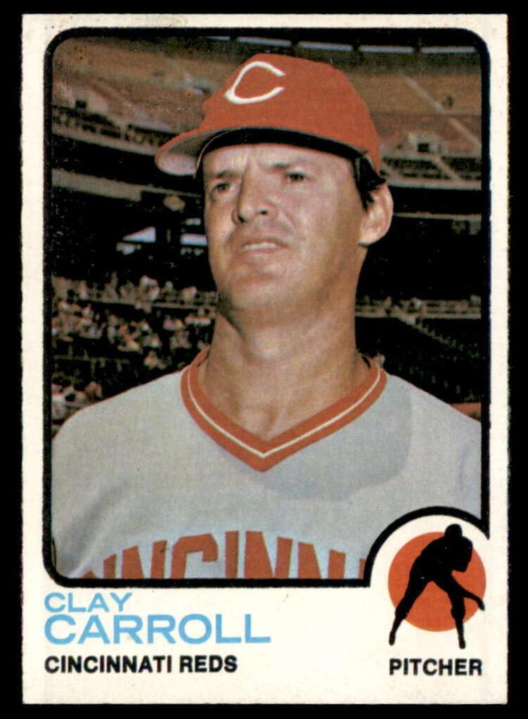 1973 Topps Clay Carroll #195 card
