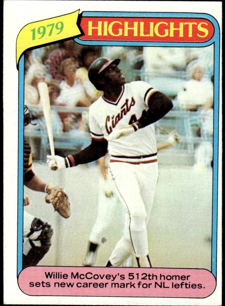 1980 Willie McCovey #2