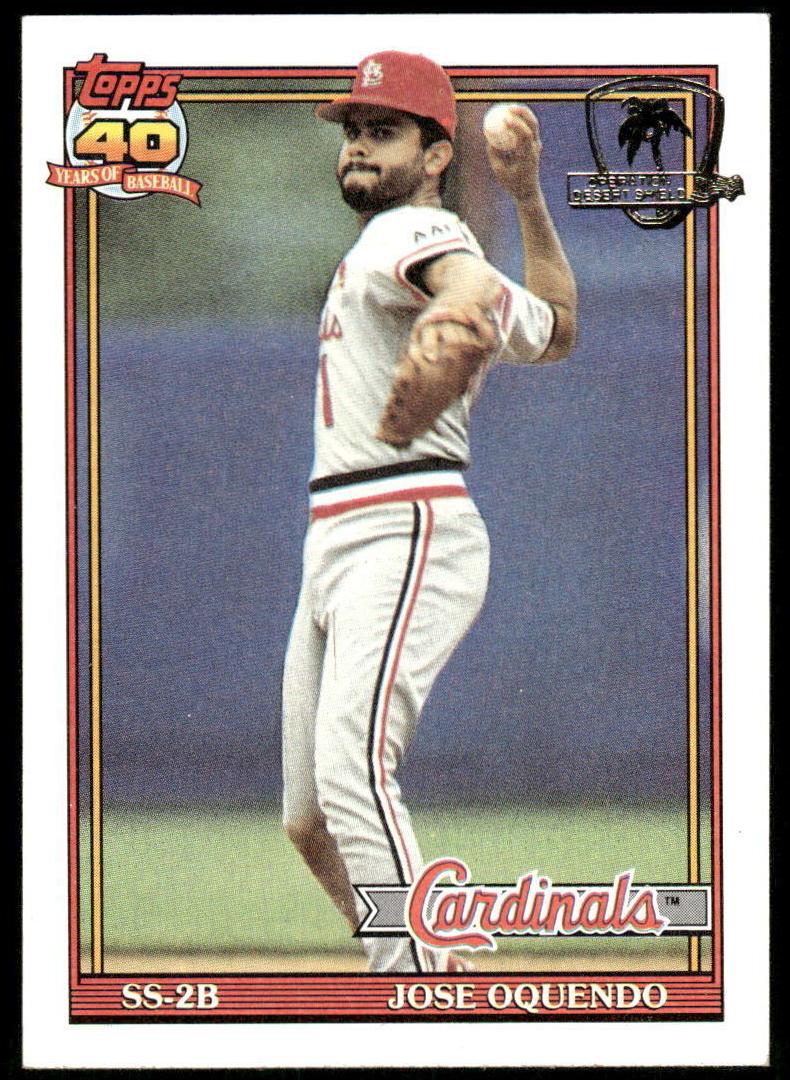 1991 Jose Oquendo #343