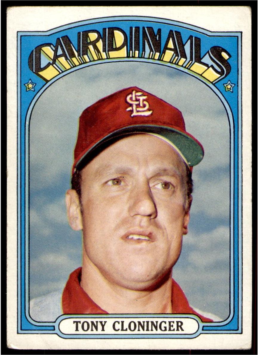 1972 Topps Tony Cloninger #779 card