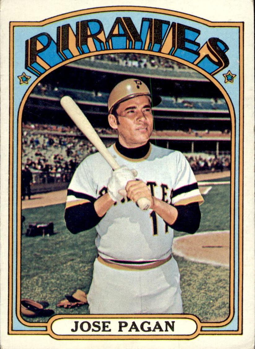1972 Topps Jose Pagan #701 card