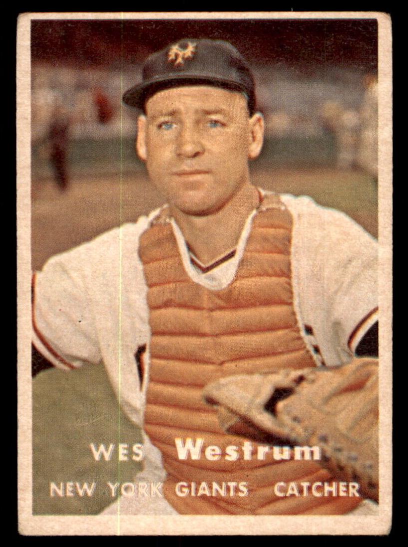 1957 Wes Westrum #323