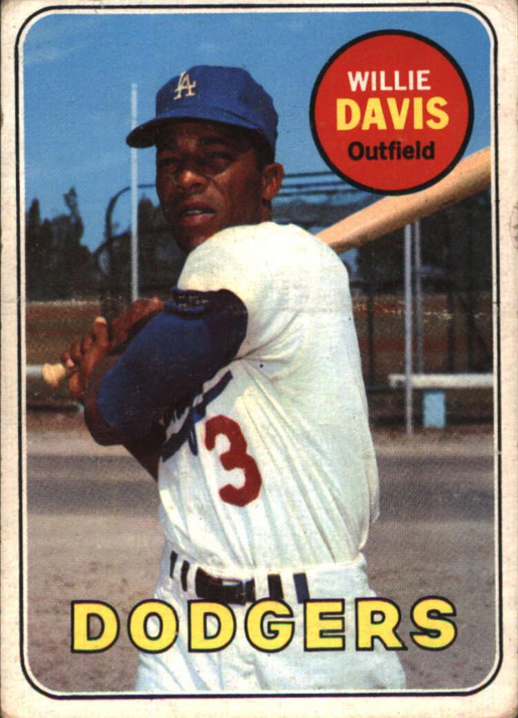 1969 Topps Willie Davis #65 card