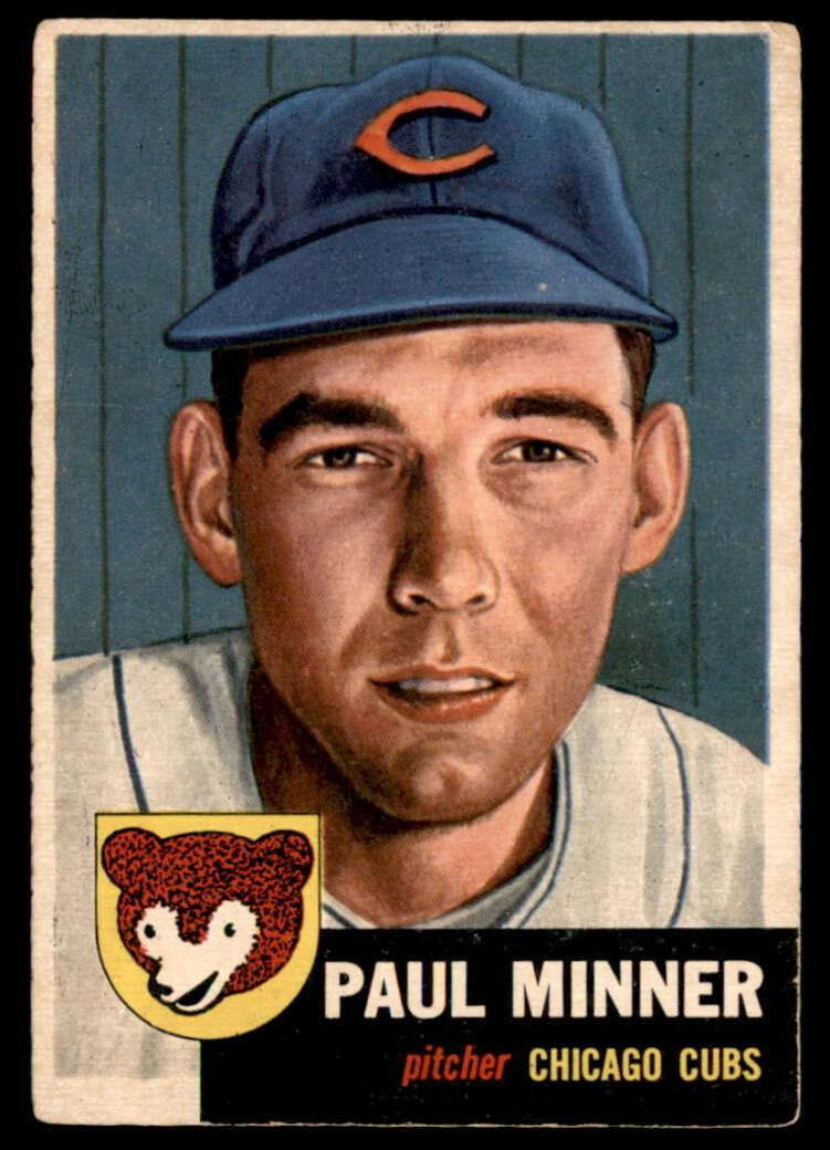 1953 Topps Paul Minner #92 card
