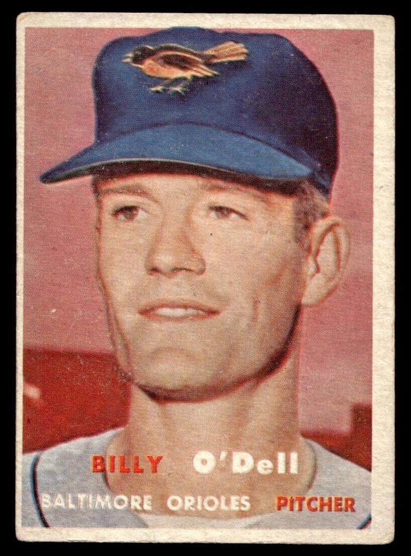 1957 Topps Billy O'Dell #316 card
