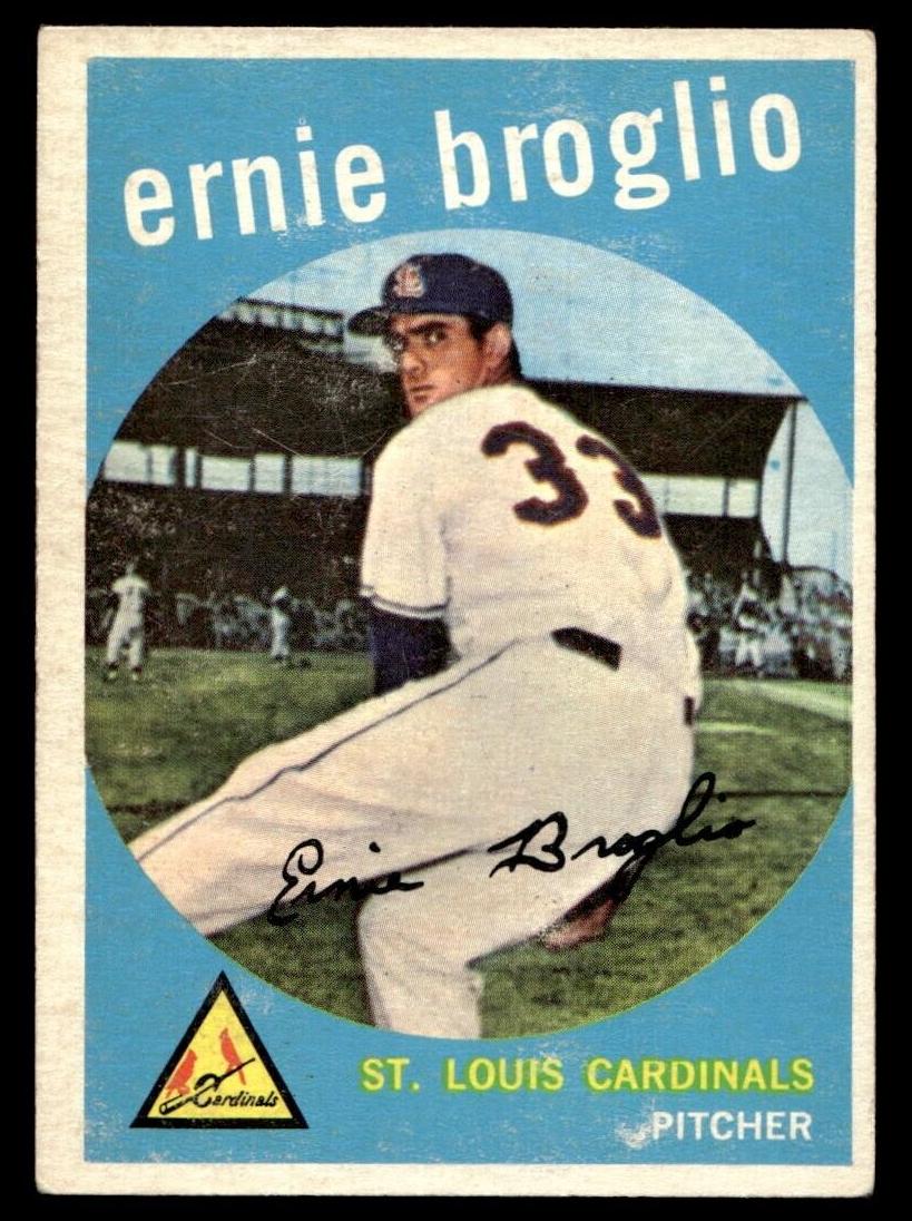 1959 Ernie Broglio #296