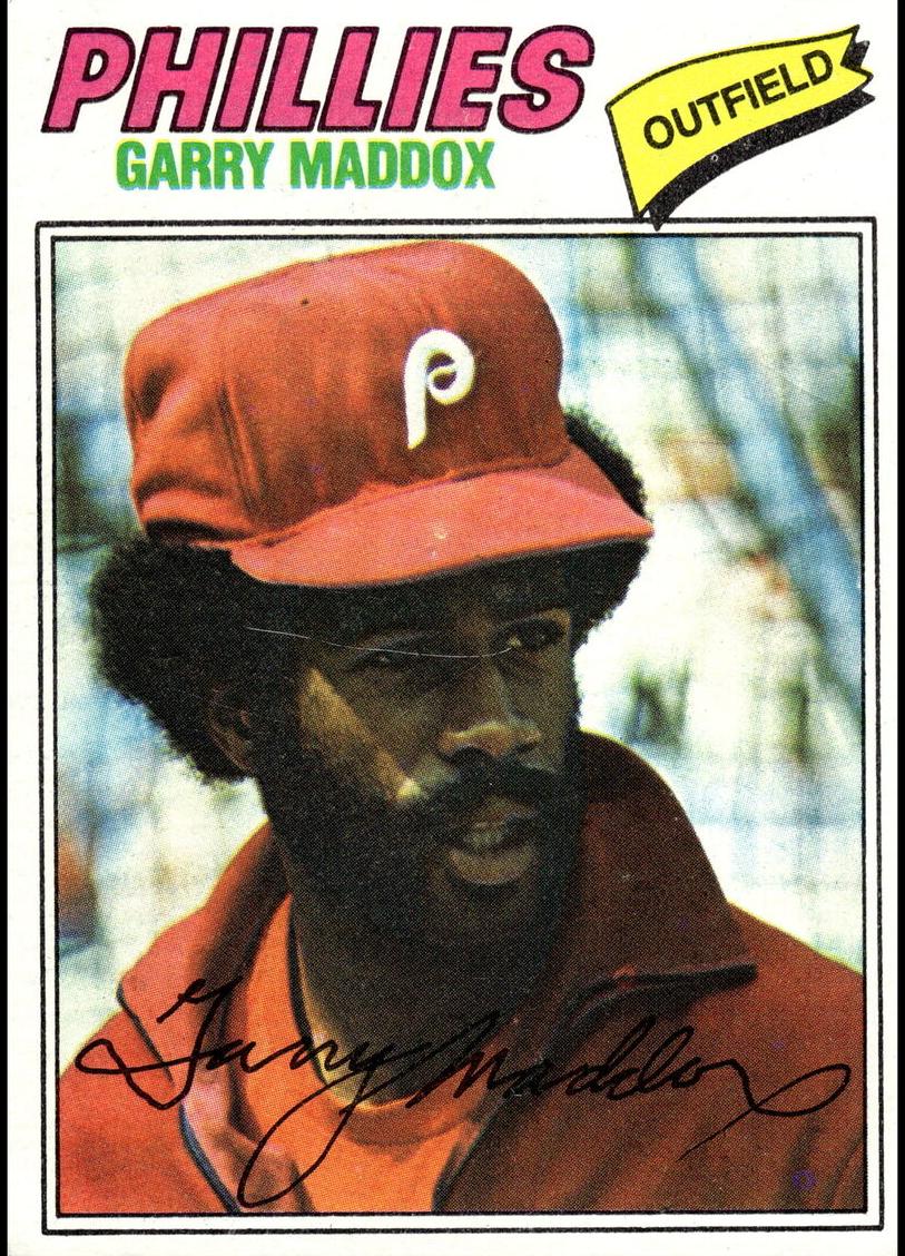 1977 Topps Garry Maddox #520 card