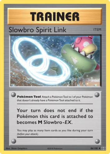 Slowbro Spirit Link 2016 Pokemon XY Evolutions