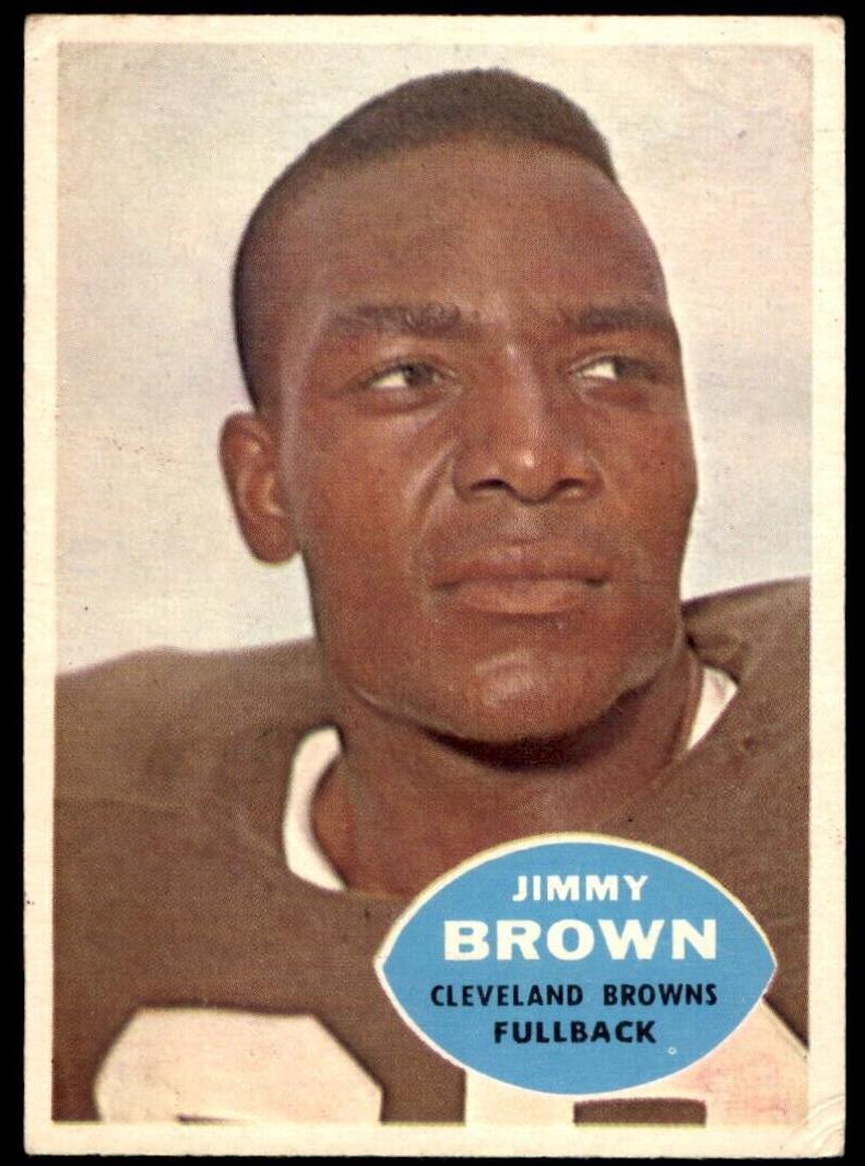 1960 Topps #23 Jim Brown front