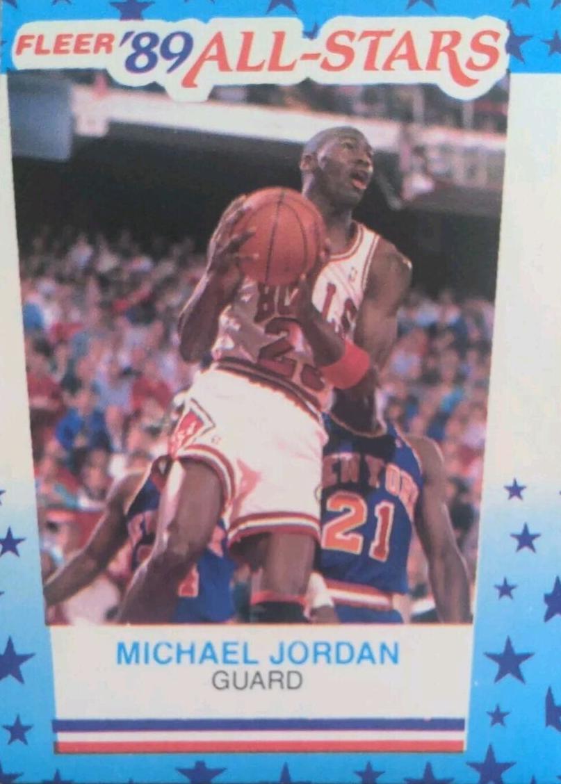 1989 Fleer #3 Michael Jordan front