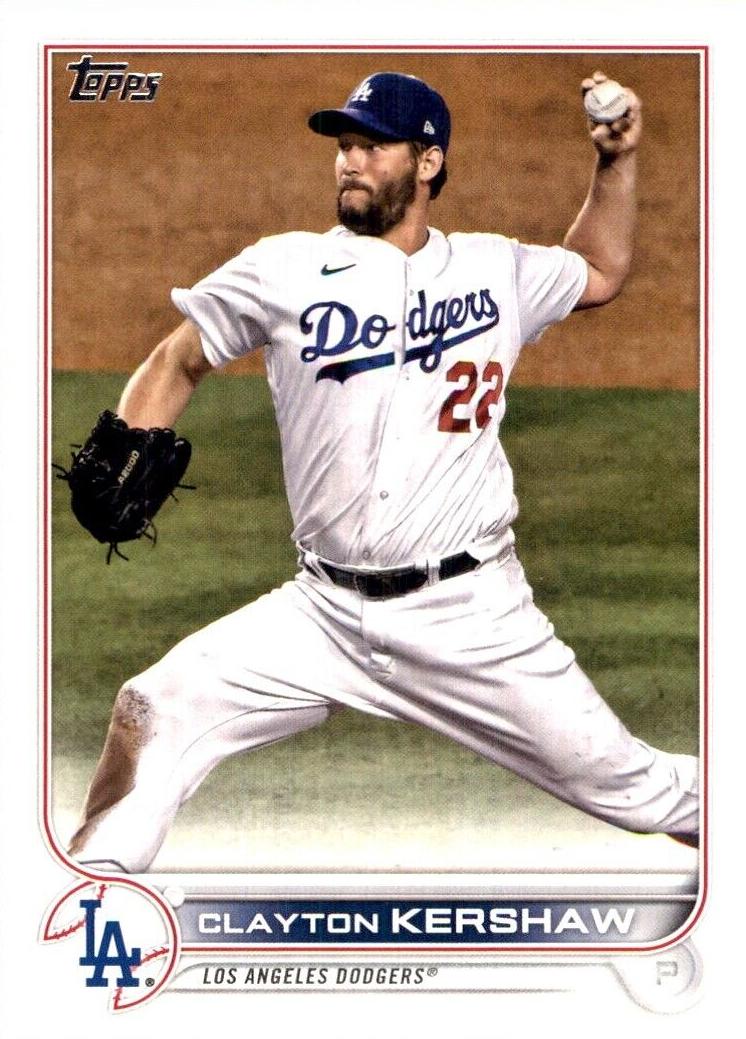 2022 Topps Clayton Kershaw #41 card