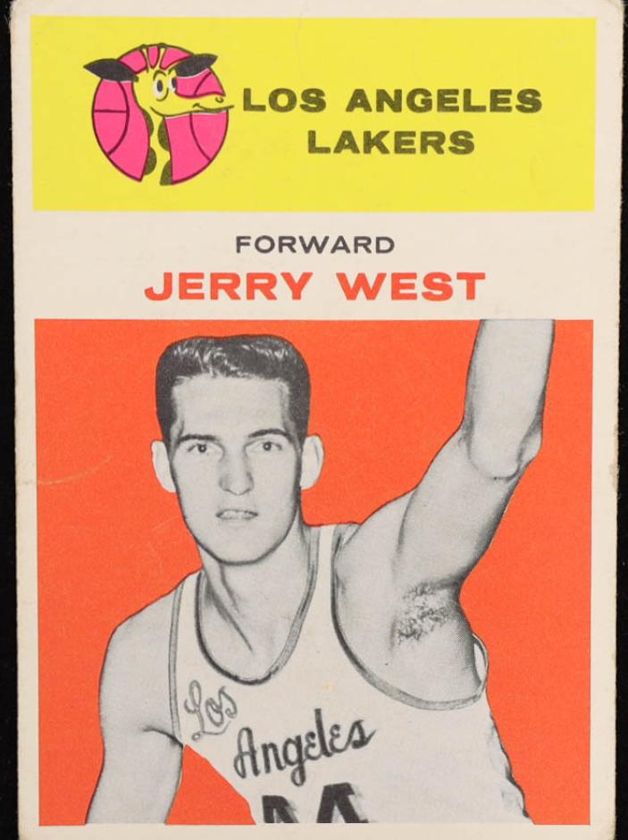 1961 Fleer #43 Jerry West front