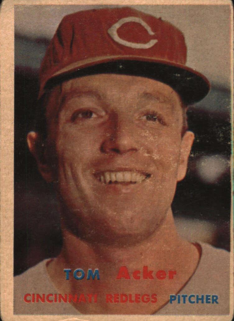 1957 Topps Tom Acker #219 card