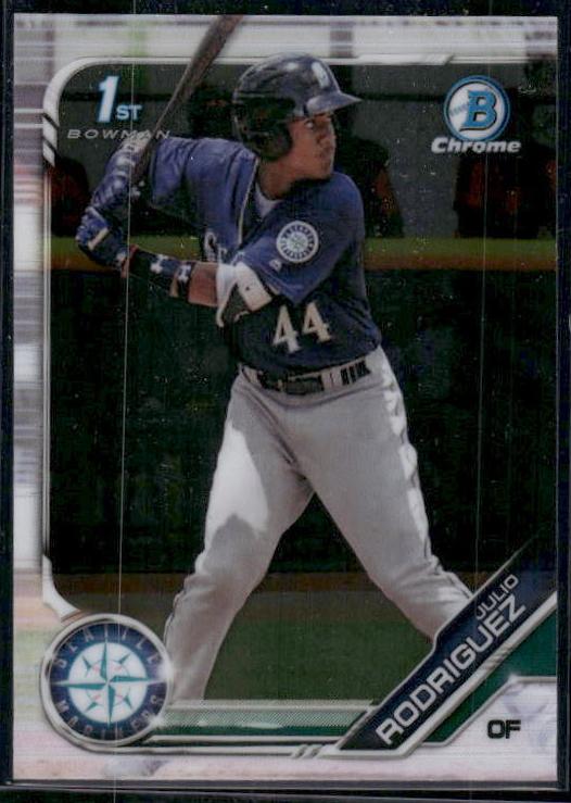 Julio Rodriguez 2019 Bowman Chrome Prospects Baseball
