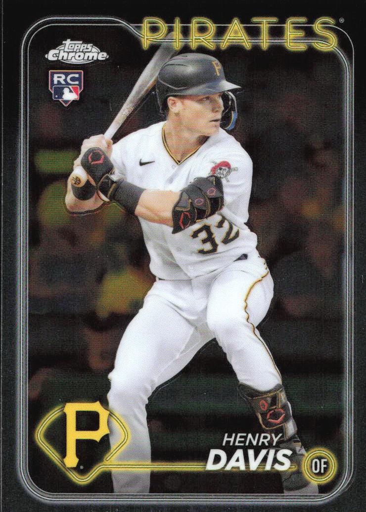 Henry Davis 2024 Topps Chrome Baseball card